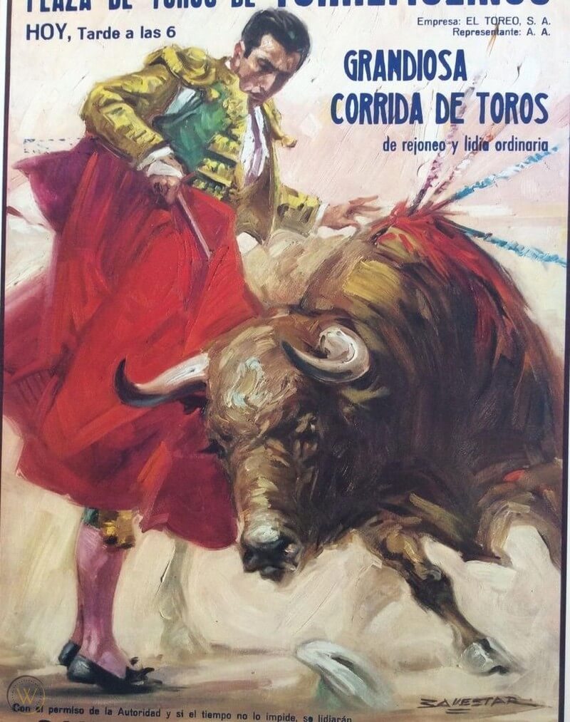 Bullfighting posters